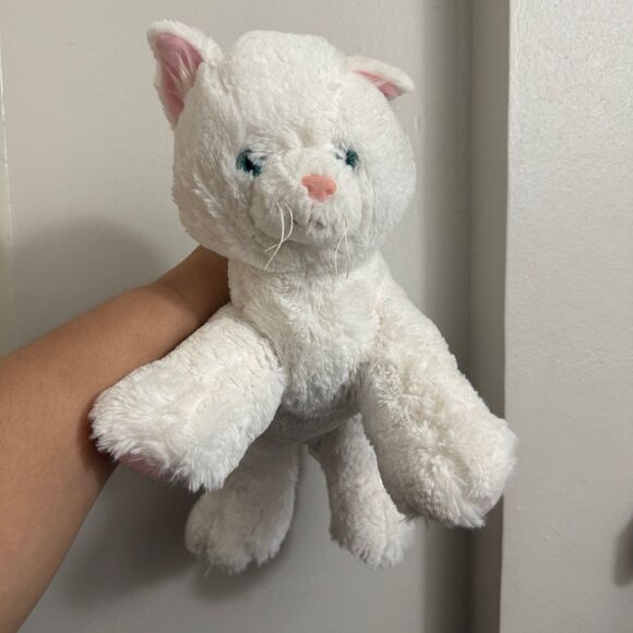 Build-A-Bear Other - Build A Bear Promise Pets Himalayan Persian White Cat Blue Eyes 12" Plush BABW